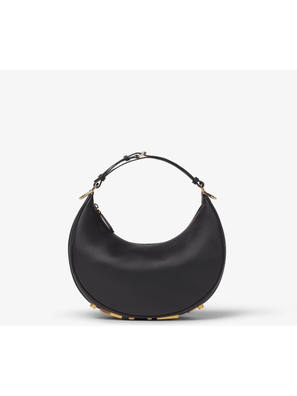 AUTHENTIC Fendigraphy Small Black leather bag Retails $2,800